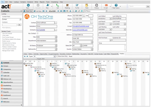 act crm software download