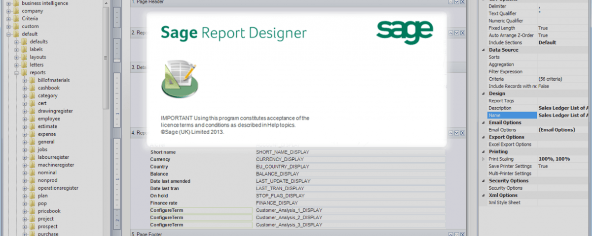 sage report 50 sales Sage Designer Report Amazing   Reports Tips Create Sage