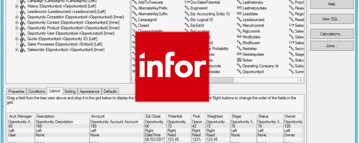 Infor CRM Groups