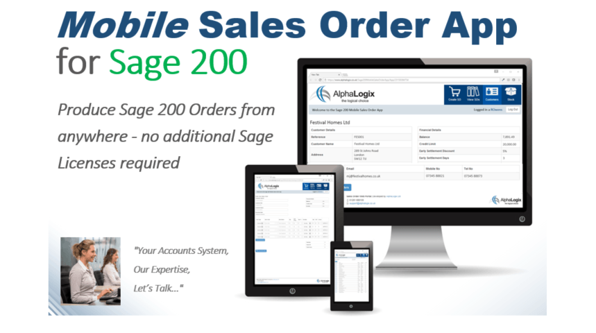 Sage 200 Mobile Sales Order App
