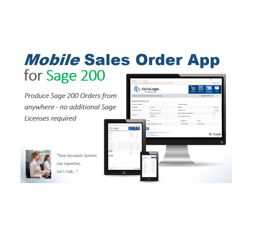 Sage 200 Mobile Sales Order App