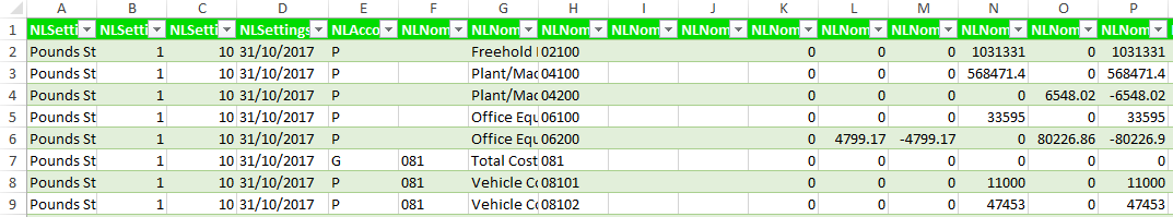 Sage 200 Send To Excel