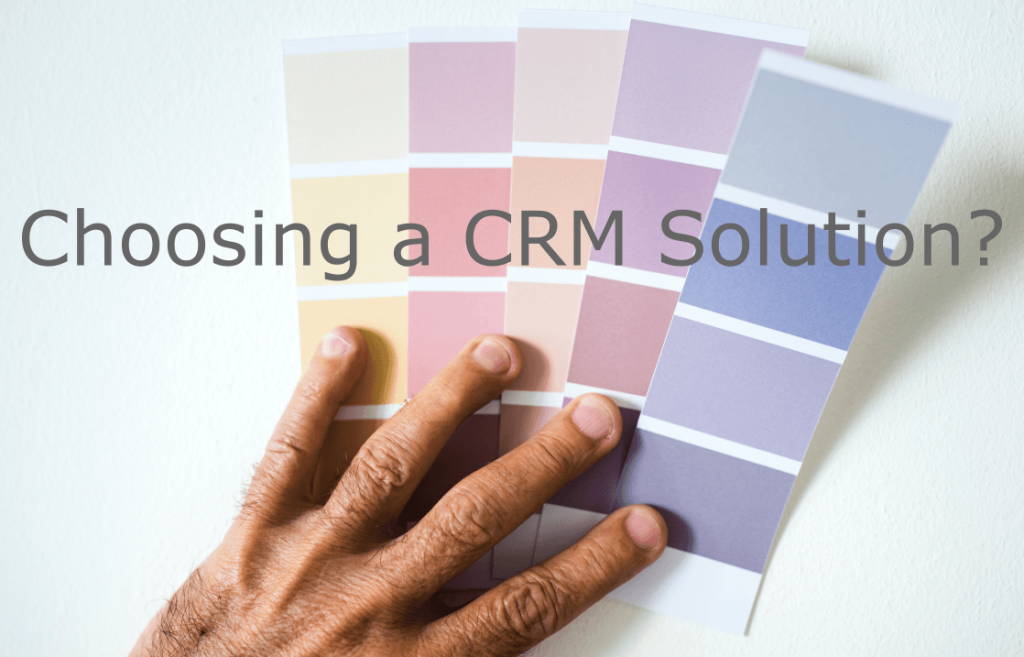 Choosing a CRM Software Solution